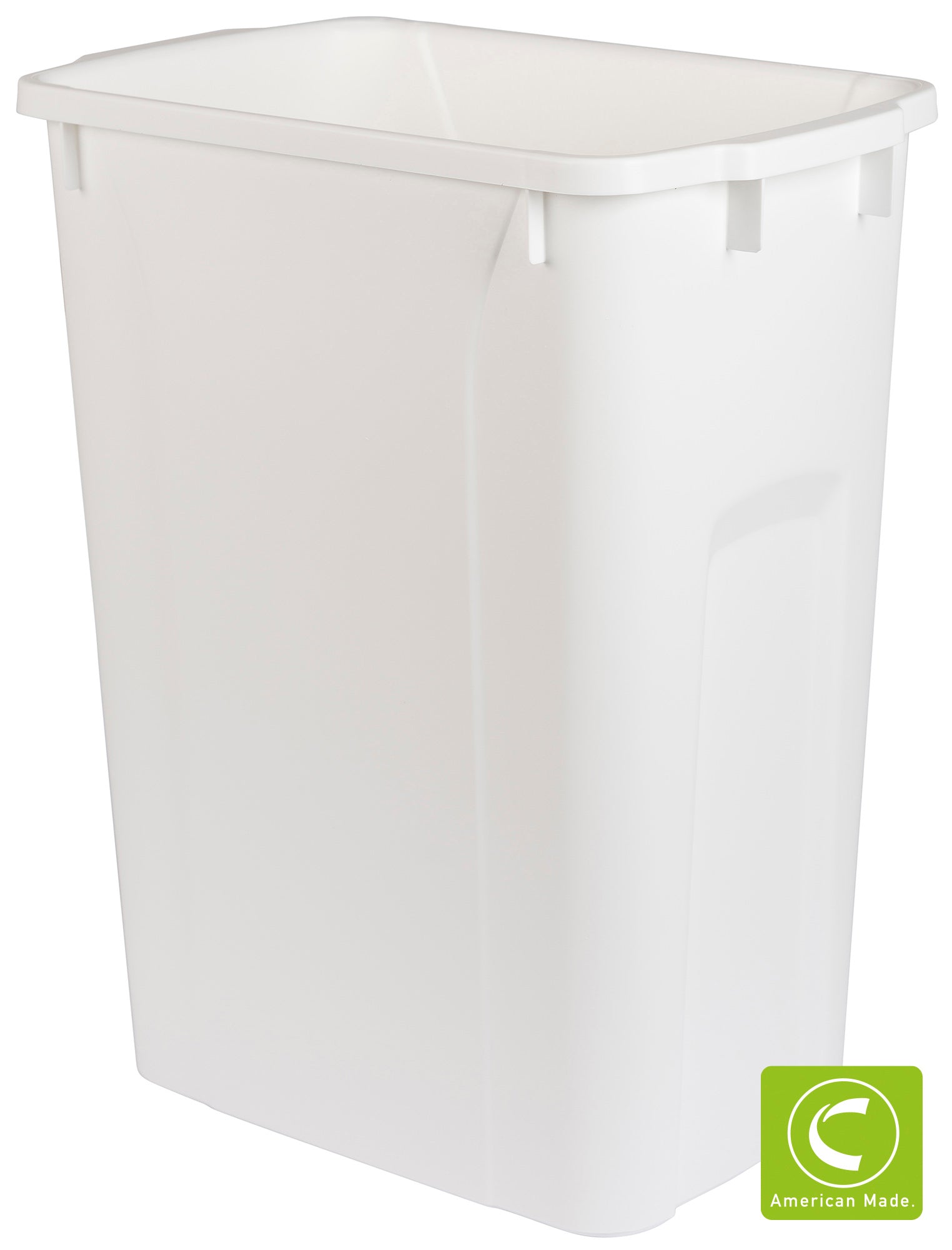 White Waste Bin, 34 Quart - 34QTBN-WH – Centurymade Shop
