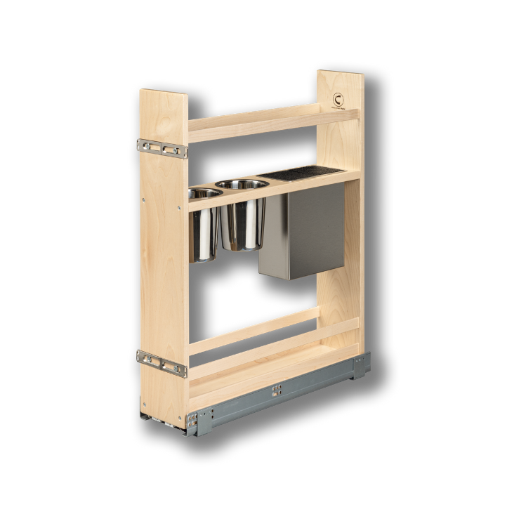 CANISTER ORGANIZERS WITH KNIFE BLOCK
