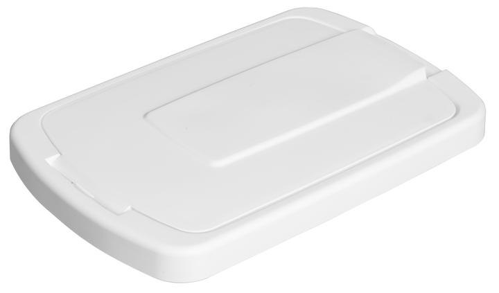 Century Components White Hinged Waste Lid, 50 Quart (50BLD-WH)