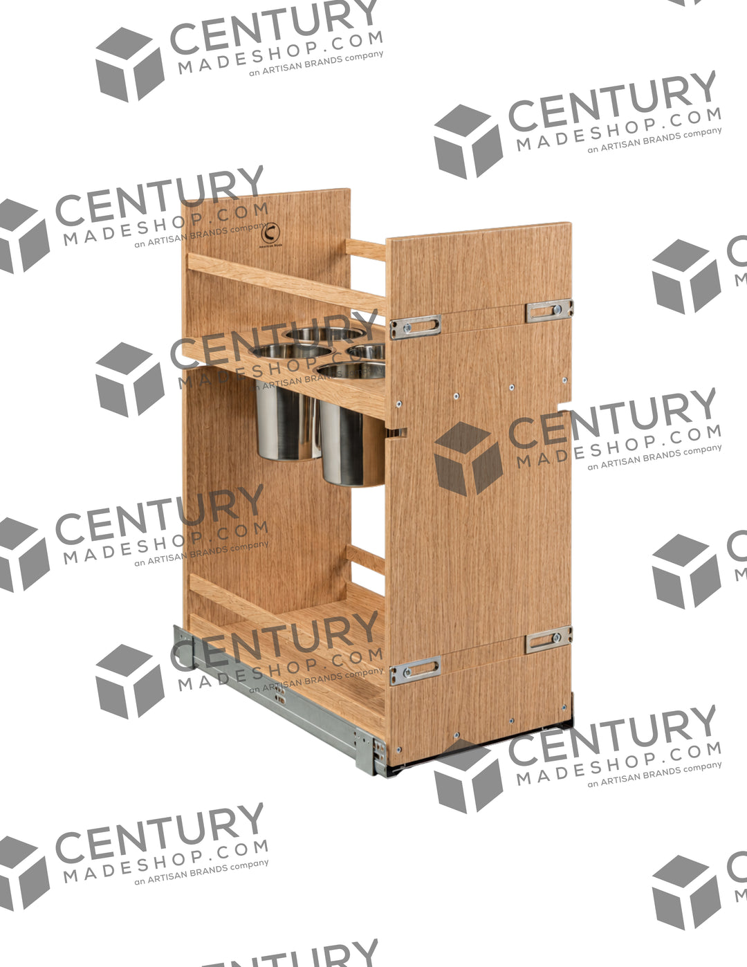 Century Components 13 1/2" Alina Series Pull-Out Canister Organizer (ALICAN130PF)