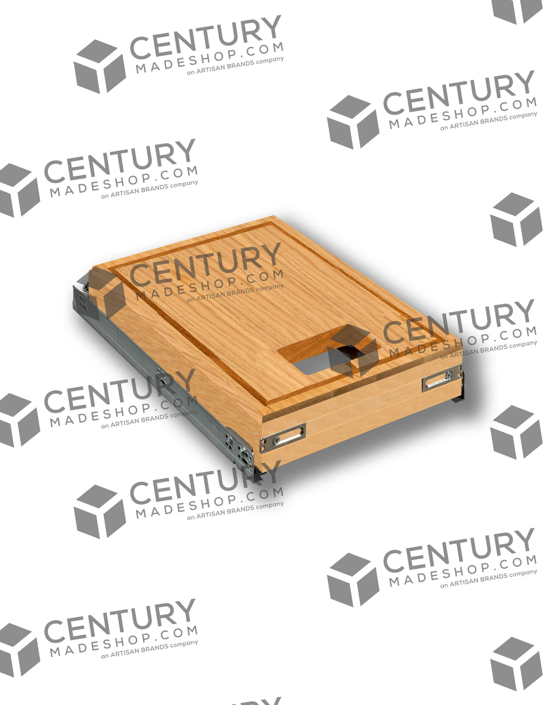 Century Components 15" Alina Series Cutting Board Pull-Out for 34 Quart Waste Container Applications (ALICBP140-34PF)