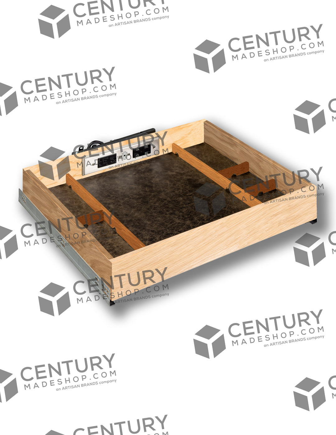 Century Components 28-1/2" Alina Series Face Frame Galaxy Charging Drawer AC/USB-A (ALIGALMPCS280PF)