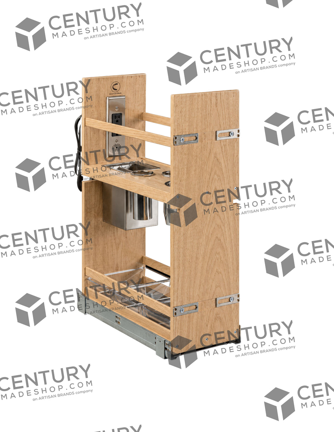 Century Components Vanity Grooming Organizer with Electric (ALIGO-EL85PF-18)