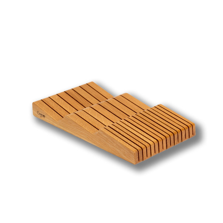 Century Components 6" Alina Series Wave Knife Block For 9 1/2" Cabinet Opening (ALIWKB55PF)