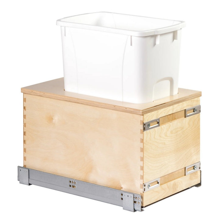 Century Components 12" Cascade Series 34 Quart Single Bottom Mount Vanity Waste Container - CASBM115-34PF-18 (Replaces CASBM11PF-18)