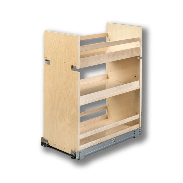 12" Cascade Series Base Cabinet Organizer in Baltic birch, studio view 4
