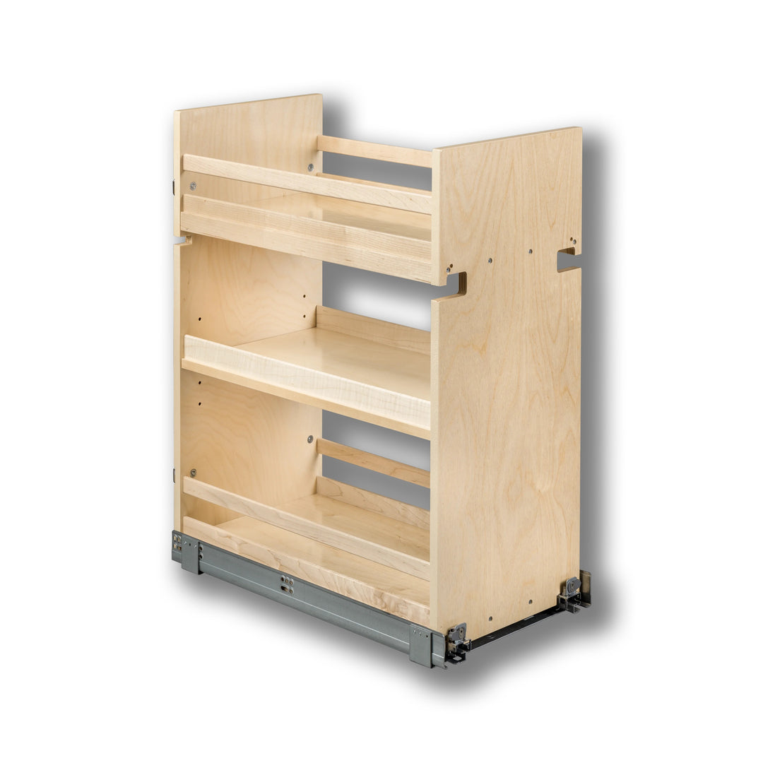 12" Cascade Series Base Cabinet Organizer in Baltic birch, studio view 5