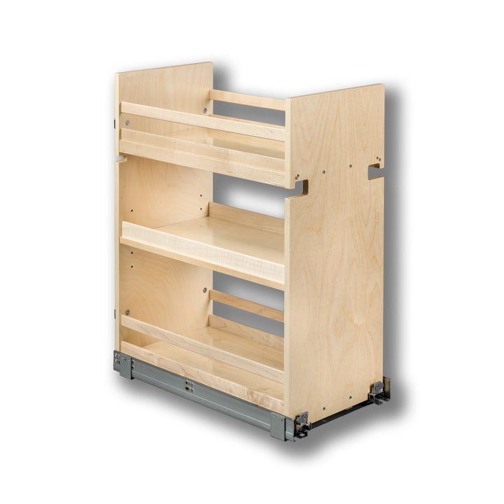 12" Cascade Series Base Cabinet Organizer in Baltic birch, studio view 5