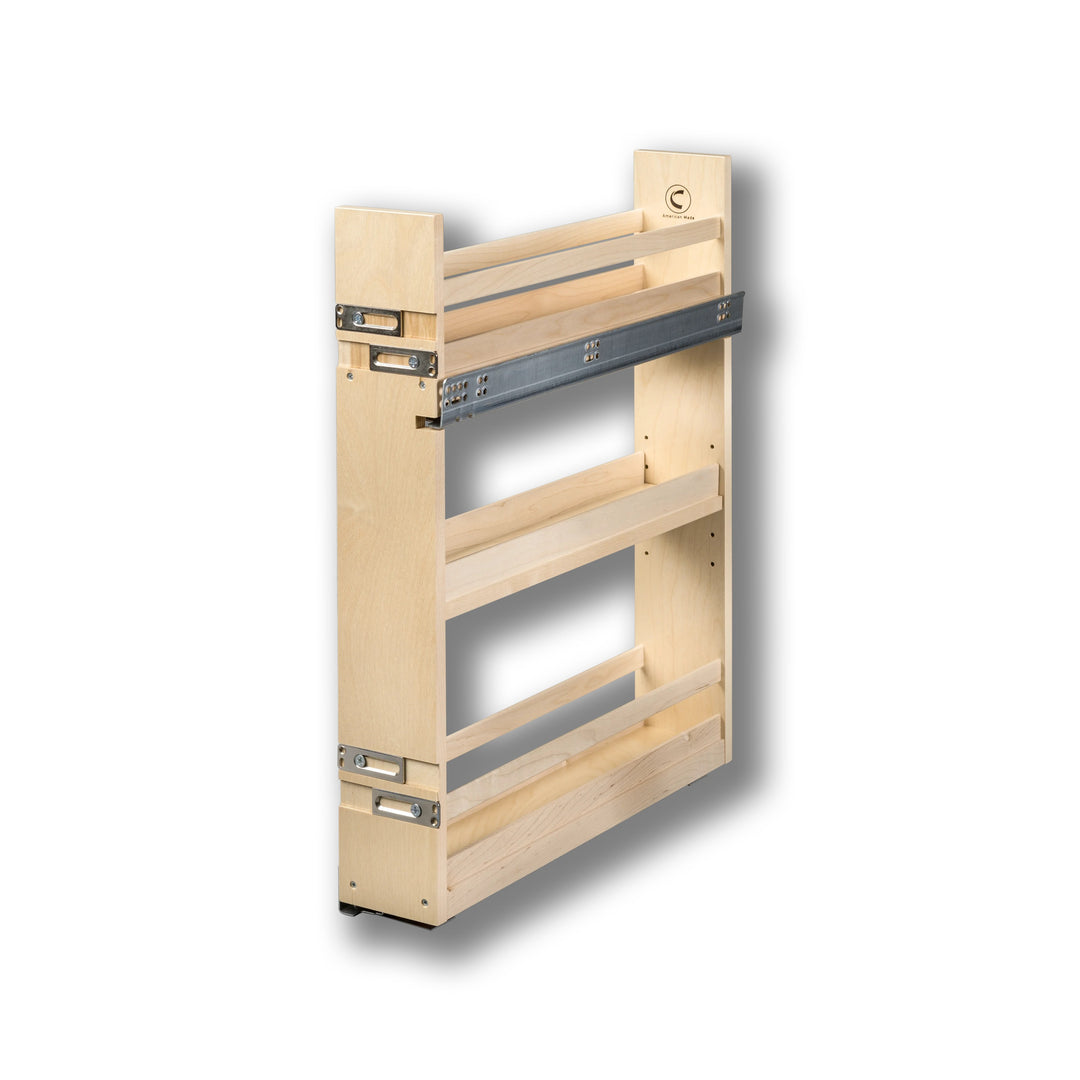 5" Cascade Series Base Cabinet Organizer in Baltic birch, studio view 2