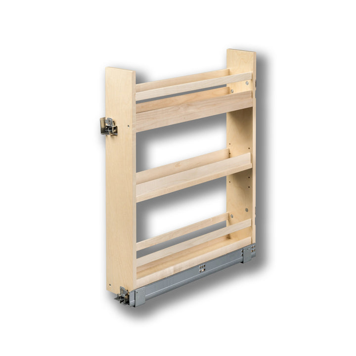 5" Cascade Series Base Cabinet Organizer in Baltic birch, studio view 4