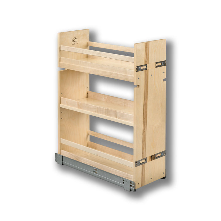 9" Cascade Series Base Cabinet Organizer in Baltic birch, studio view 2