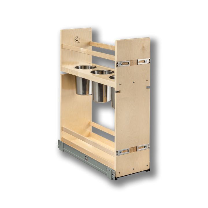 Century Components 9" Cascade Series Pull-Out Canister Organizer For 9" Cabinet Opening (CASCAN85PF)