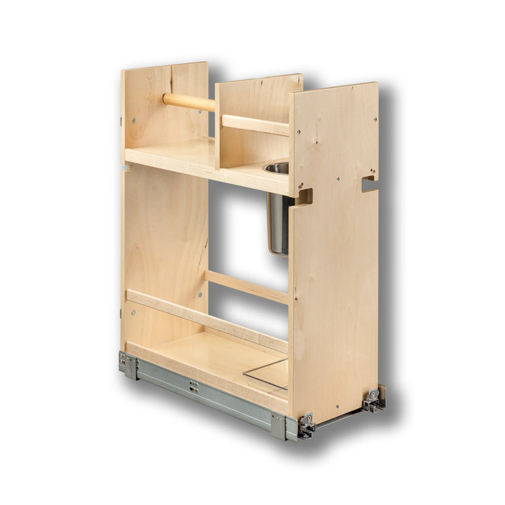 Cascade Series 10 1/2" Cabinet Cleaning Organizer in Baltic birch