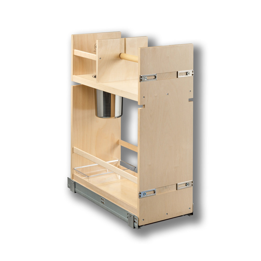 Cascade Series 10 1/2" Cabinet Cleaning Organizer in Baltic birch, studio view 5