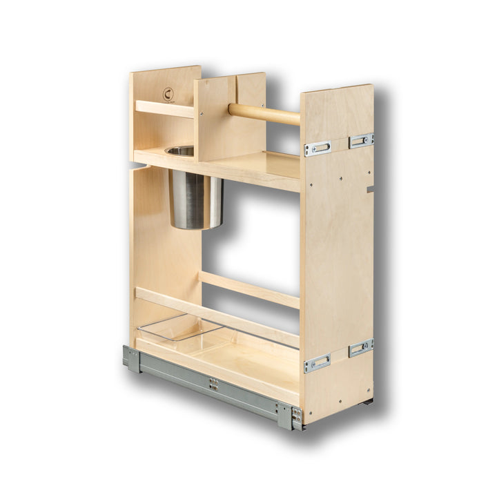 Cascade Series 9" Cabinet Cleaning Organizer in Baltic birch