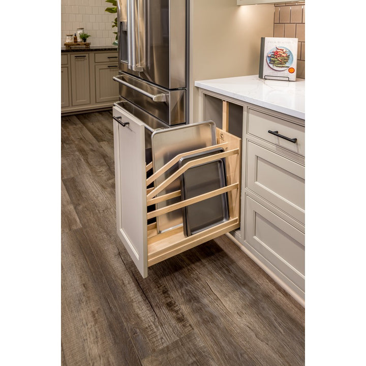 Century Components Cascade Series 10-1/2" Cookie Tray Pull-Out Organizer Birch (CASCTP100PF)