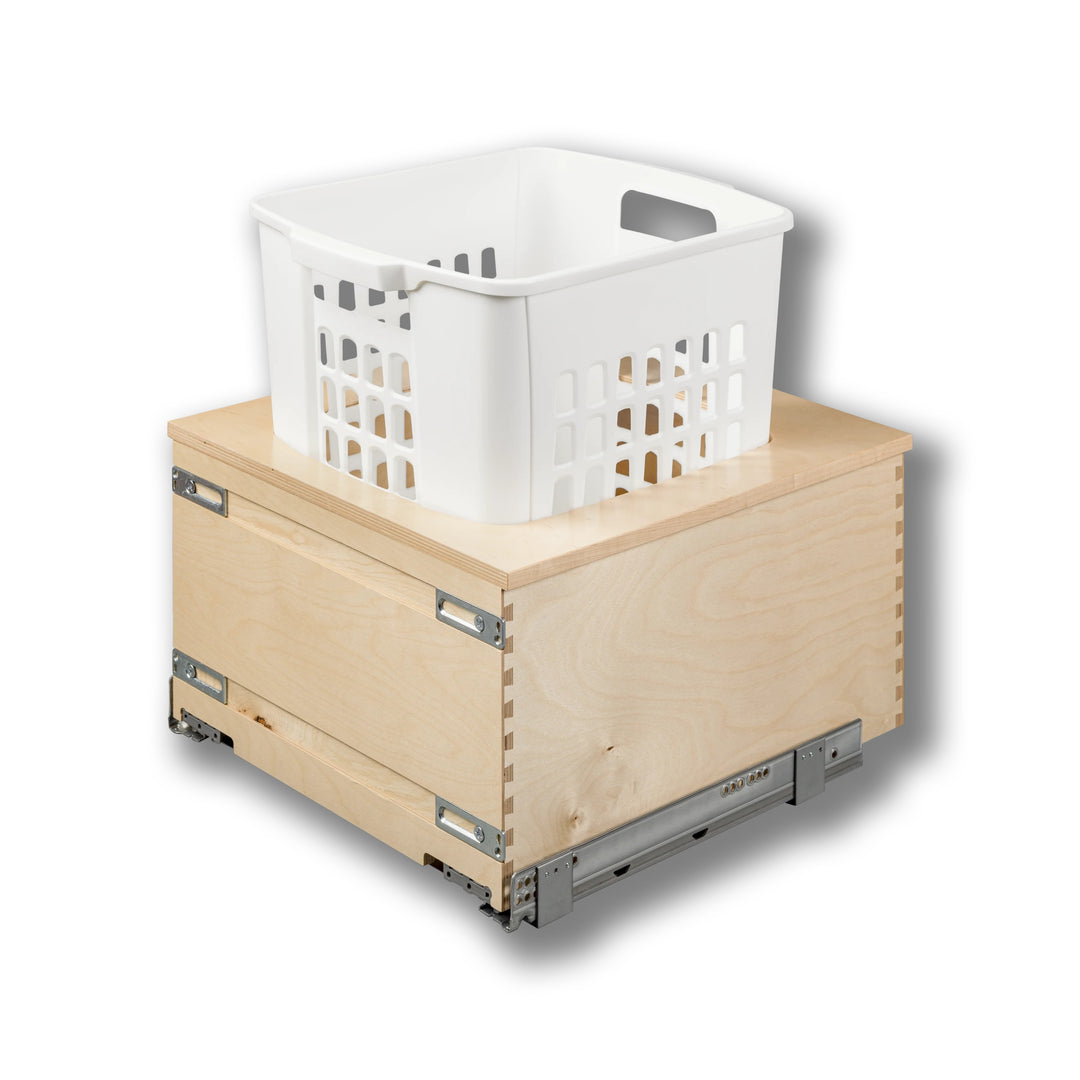 17 1/2" Cascade Series 1.3 Bushel Undermount Hamper in Baltic birch
