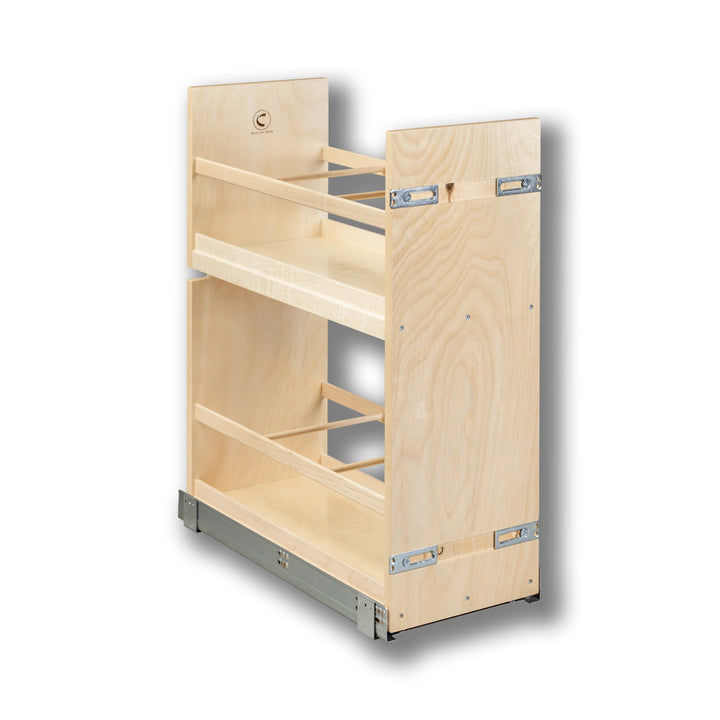 10 1/2" Cascade Series Oil &amp; Vinegar Organizer in Baltic birch, studio view 3
