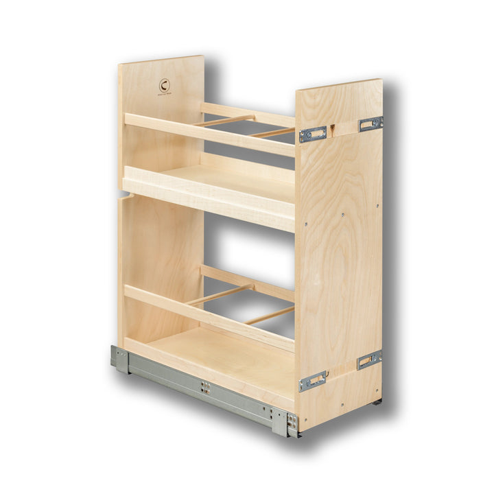 10 1/2" Cascade Series Oil &amp; Vinegar Organizer in Baltic birch, studio view 4