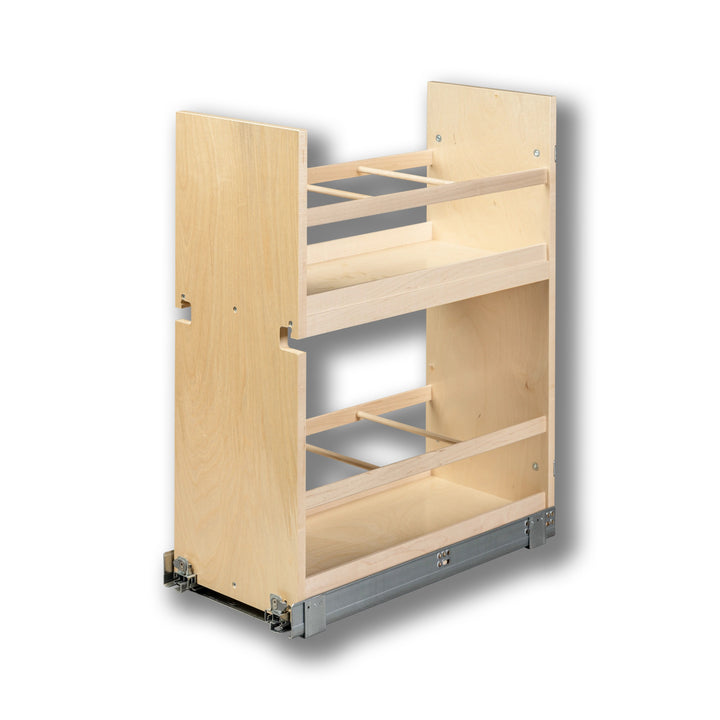 10 1/2" Cascade Series Oil &amp; Vinegar Organizer in Baltic birch, studio view 5