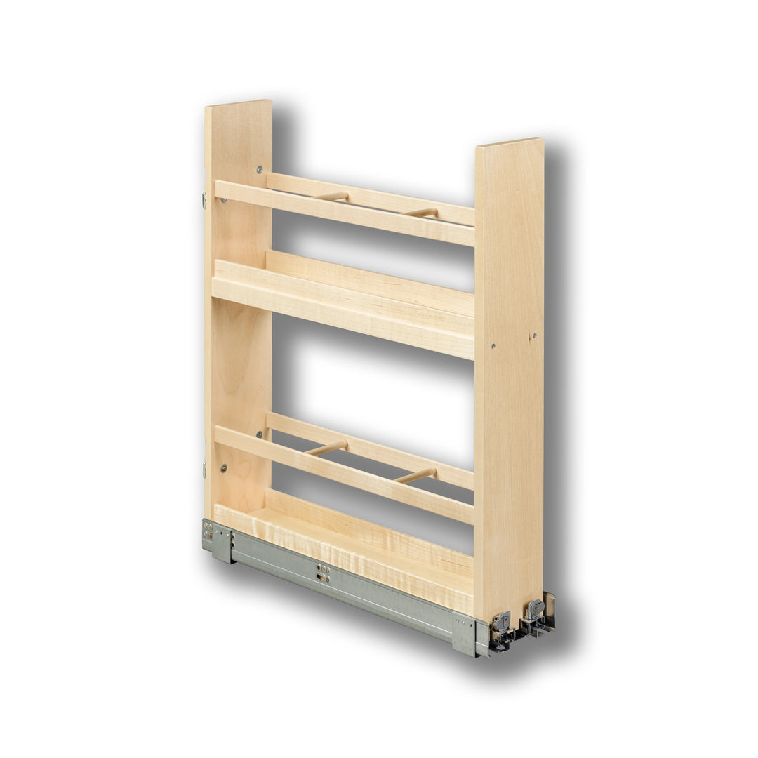 5 1/2" Cascade Series Oil &amp; Vinegar Organizer in Baltic birch, studio view 4