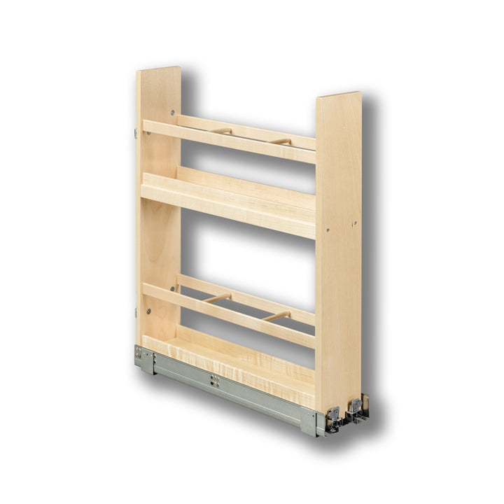 5 1/2" Cascade Series Oil &amp; Vinegar Organizer in Baltic birch, studio view 4