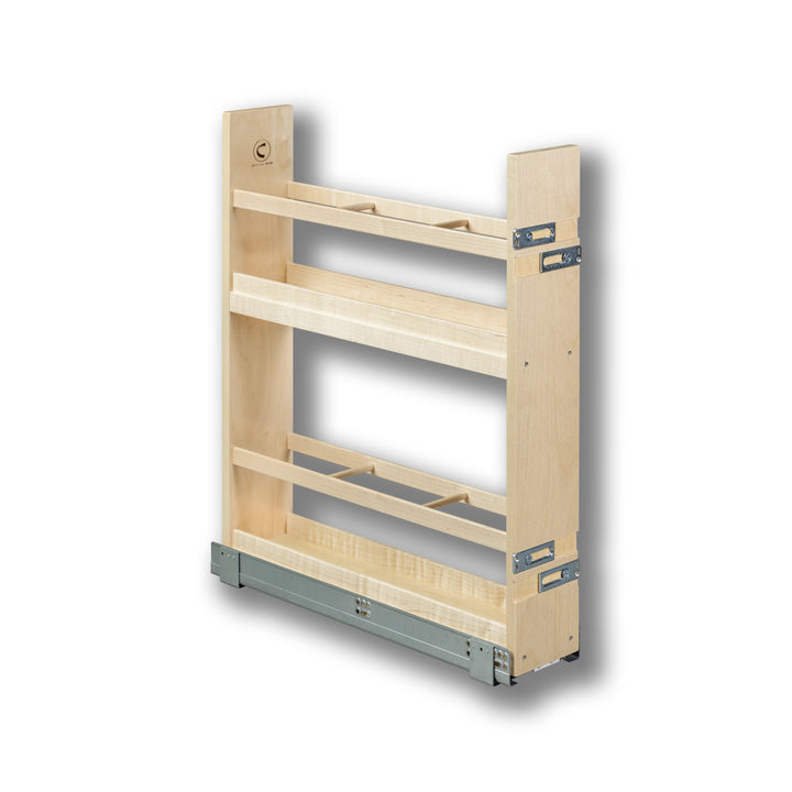 5 1/2" Cascade Series Oil &amp; Vinegar Organizer in Baltic birch, studio view 5