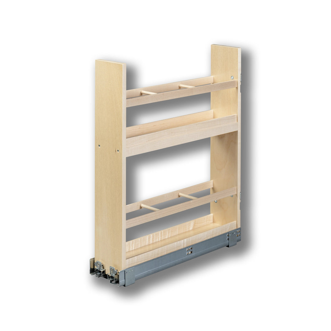 5 1/2" Cascade Series Oil &amp; Vinegar Organizer in Baltic birch, studio view 6