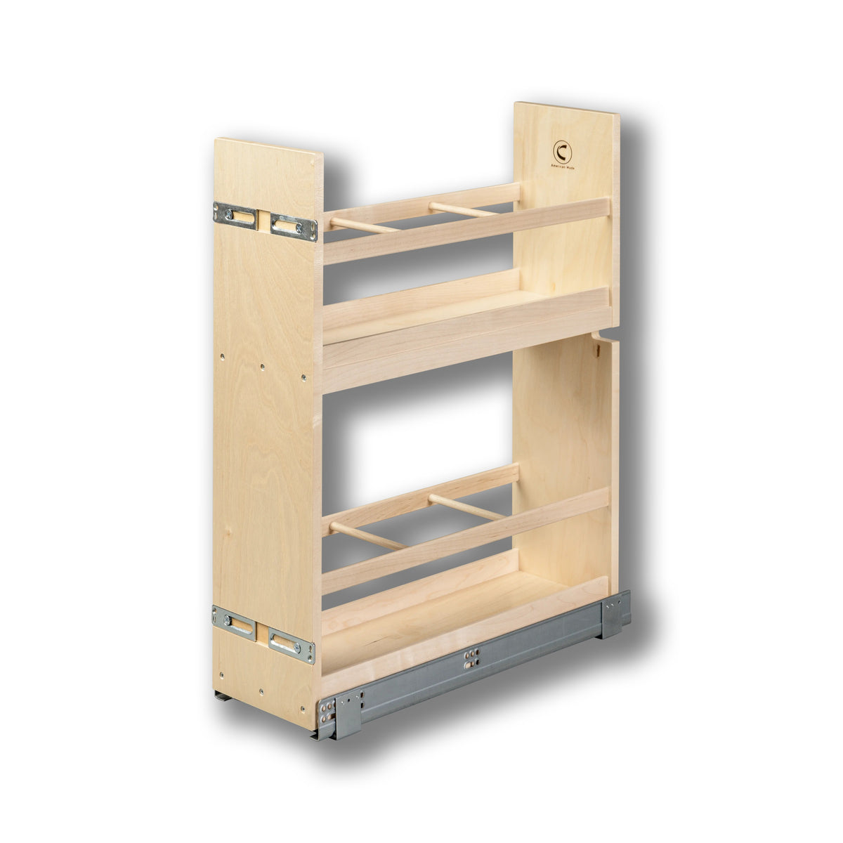 7 1/2" Cascade Series Oil & Vinegar Organizer in Baltic birch