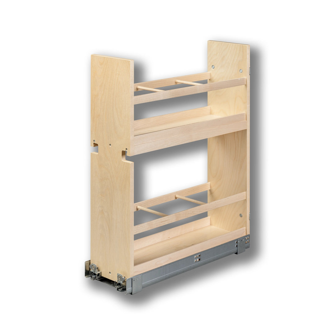 7 1/2" Cascade Series Oil &amp; Vinegar Organizer in Baltic birch, studio view 5