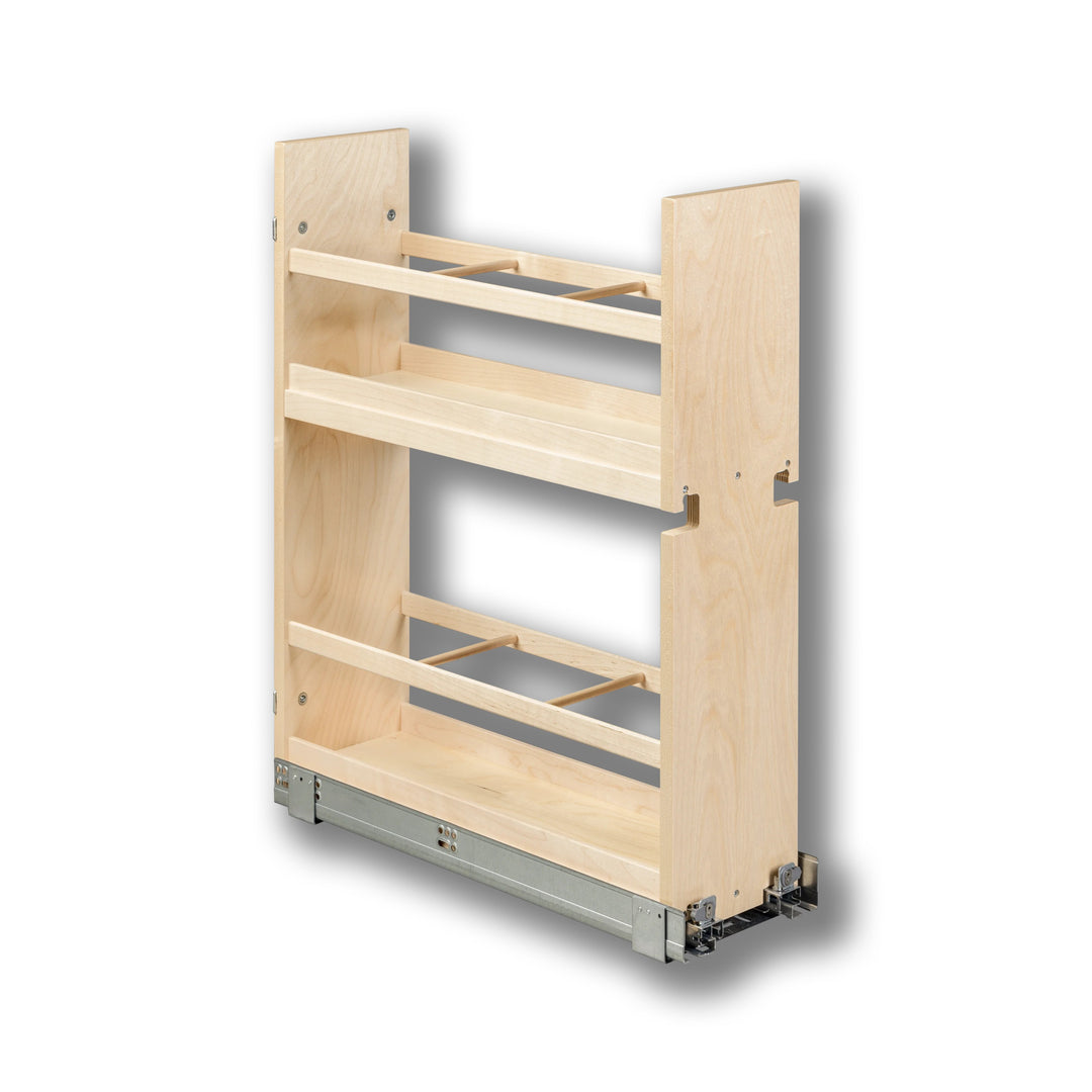 7 1/2" Cascade Series Oil &amp; Vinegar Organizer in Baltic birch, studio view 6