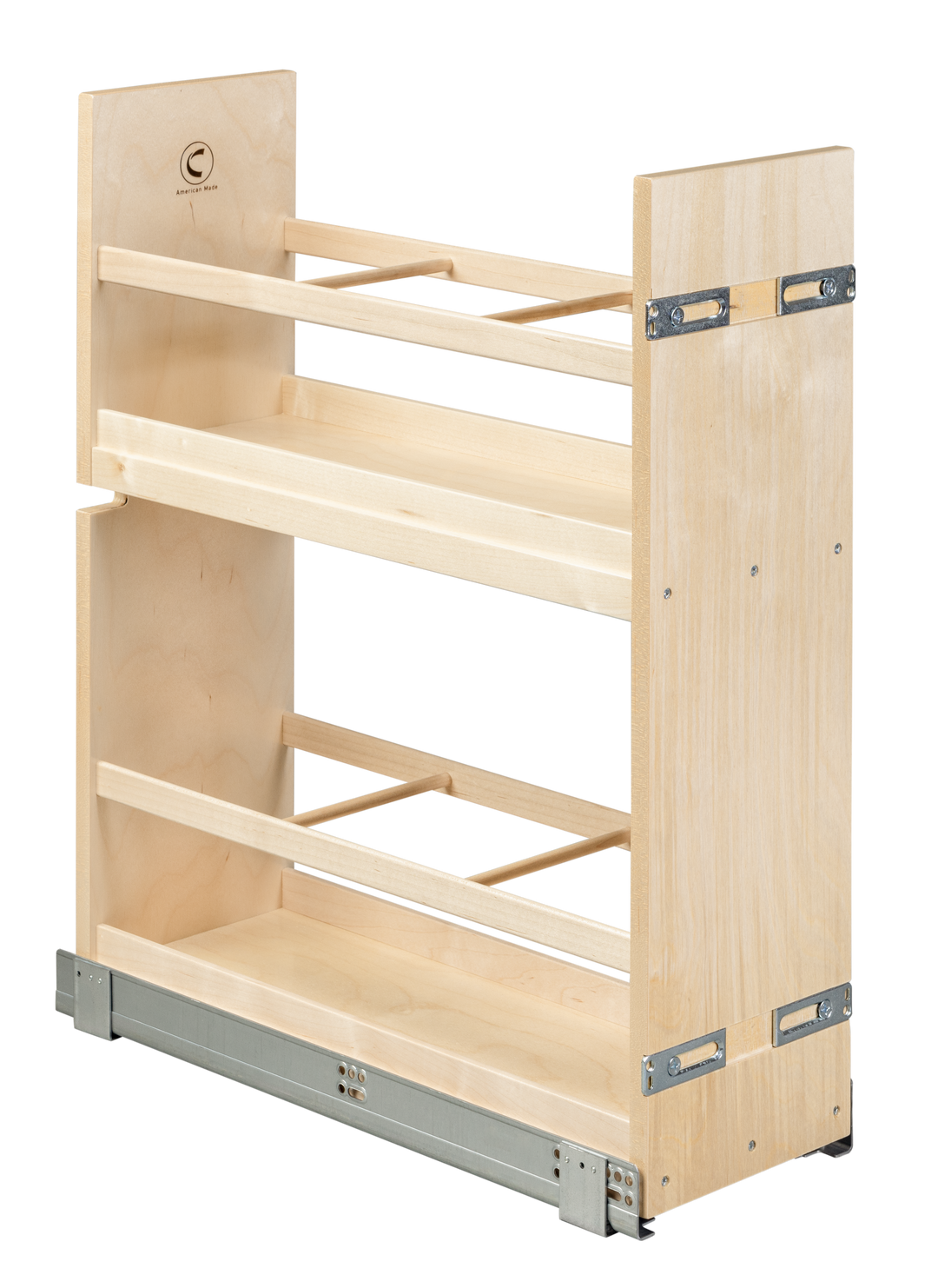 Century Components 10-1/2" Cascade Series Oil &amp; Vinegar Organizer For 10 1/2" Cabinet Opening (CASOV100PF)