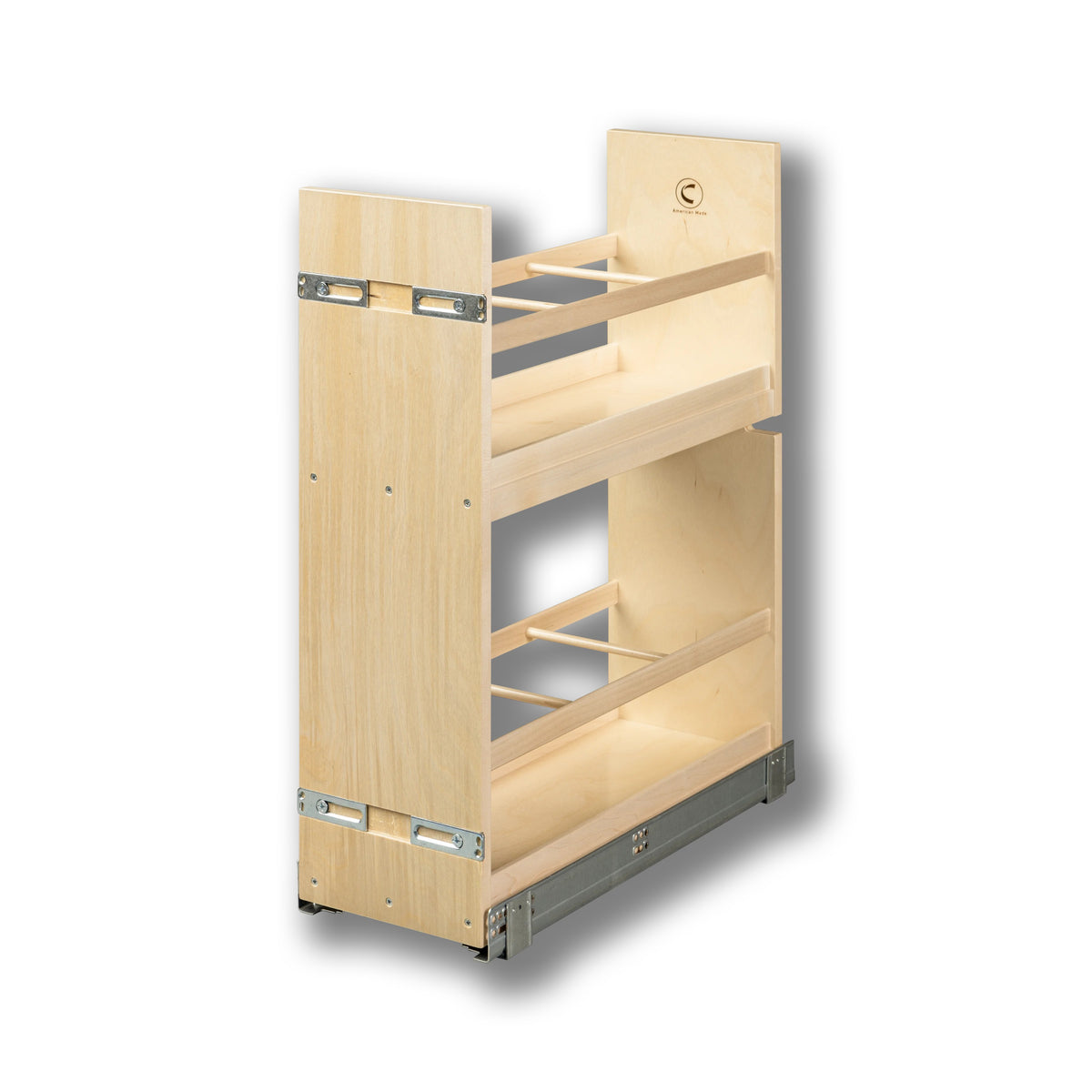 8" Cascade Series Oil & Vinegar Organizer in Baltic birch