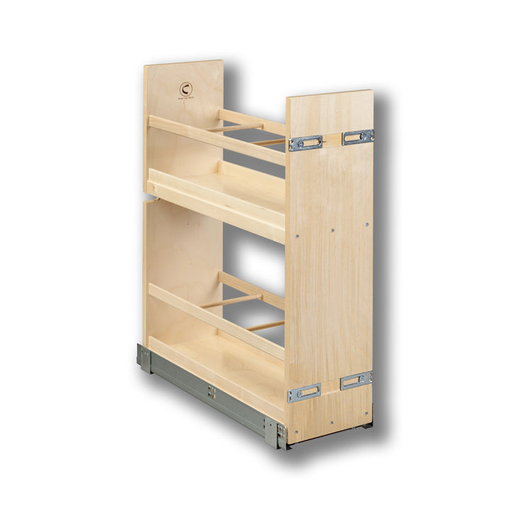 8" Cascade Series Oil &amp; Vinegar Organizer in Baltic birch, studio view 2