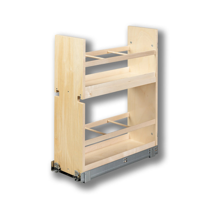 8" Cascade Series Oil &amp; Vinegar Organizer in Baltic birch, studio view 3