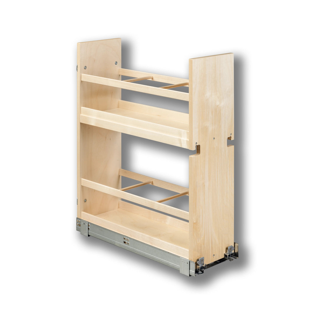8" Cascade Series Oil &amp; Vinegar Organizer in Baltic birch, studio view 4
