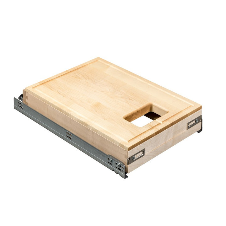 Century Components 14 1/2" Cutting Board PullOut for 34 Quart Waste Container - For 15" Cabinet Opening (CBP140-34PF)