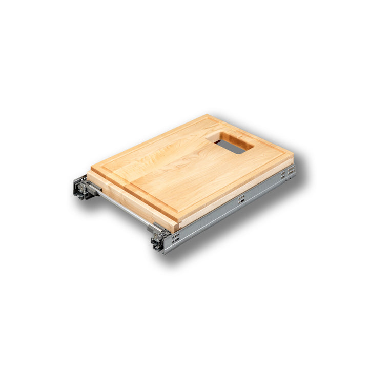 14 1/2" Cutting Board PullOut for 50 Quart Waste Container, studio view 4