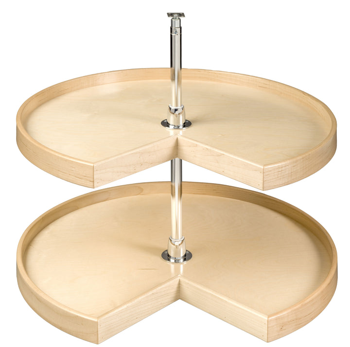 Century Components Contender Series Lazy Susan - Two 28" Pie Cut Shelves - Hardware Included (CON28PCPF)