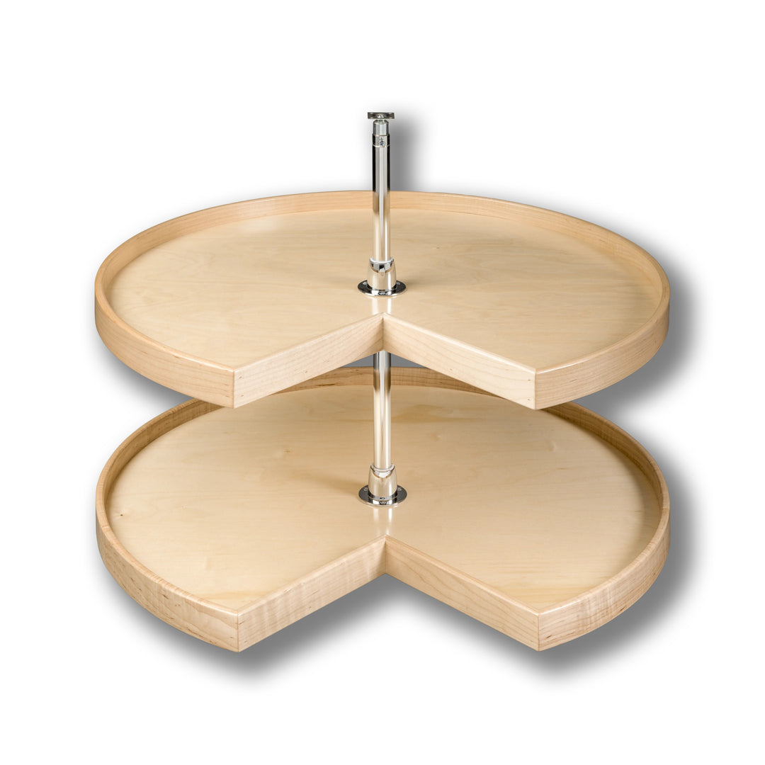 Contender Series Lazy Susan - Two 32" Pie Cut Shelves - Hardware Included