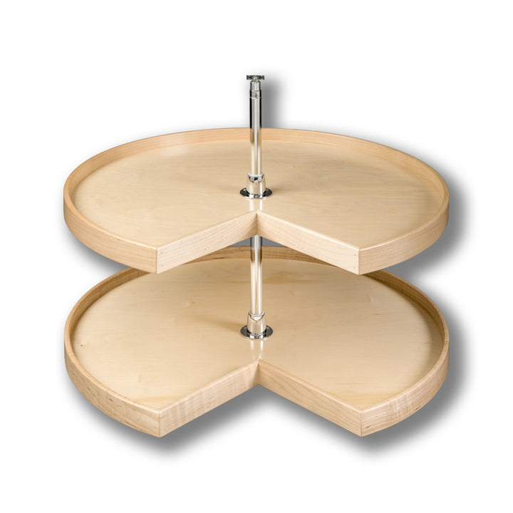 Contender Series Lazy Susan - Two 32" Pie Cut Shelves - Hardware Included