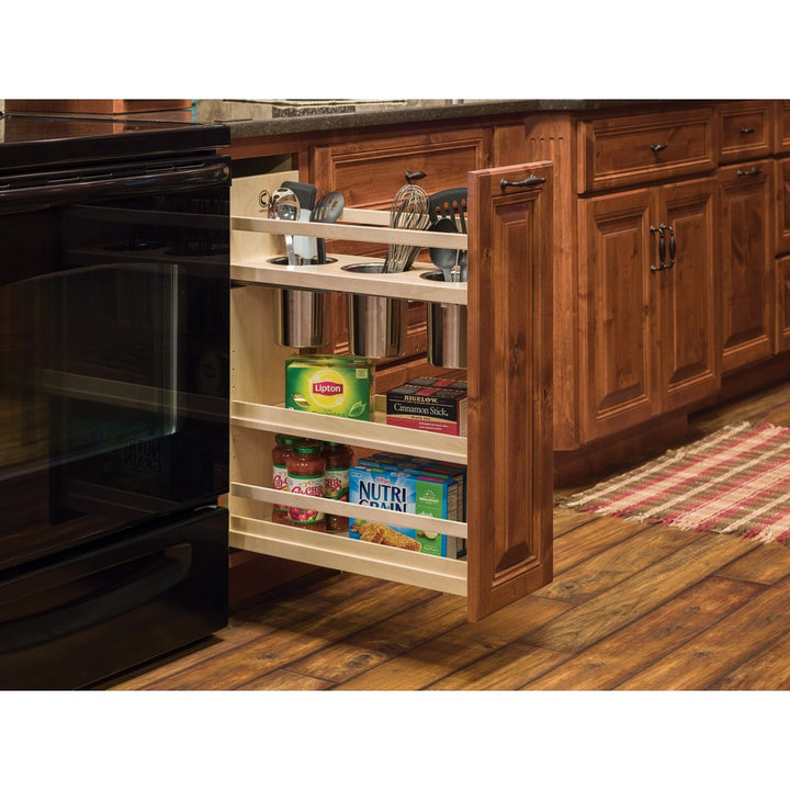 Century Components 9" Cascade Series Pull-Out Canister Organizer For 9" Cabinet Opening (CASCAN85PF)