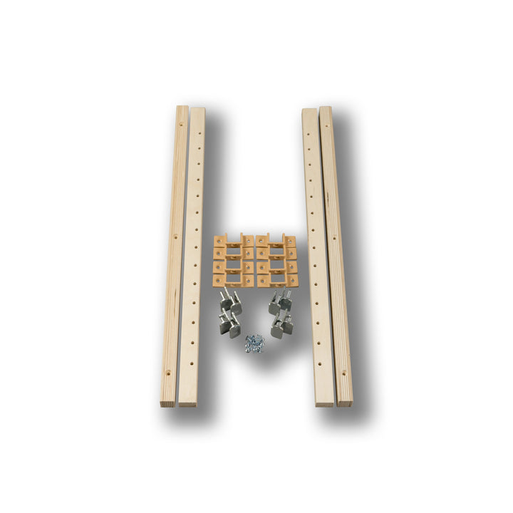 Edge Series X-Bracket Base Cabinet Kit - 1" W x 21" H in Baltic birch