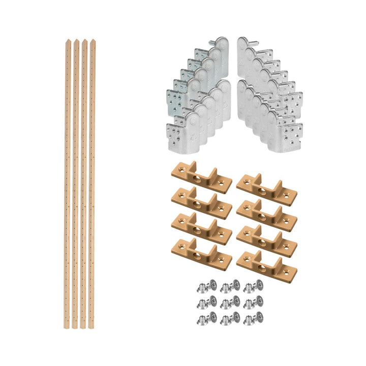 Edge Series X-Bracket Pantry Cabinet Kit 1" W x 59" H in Baltic birch, studio view 2