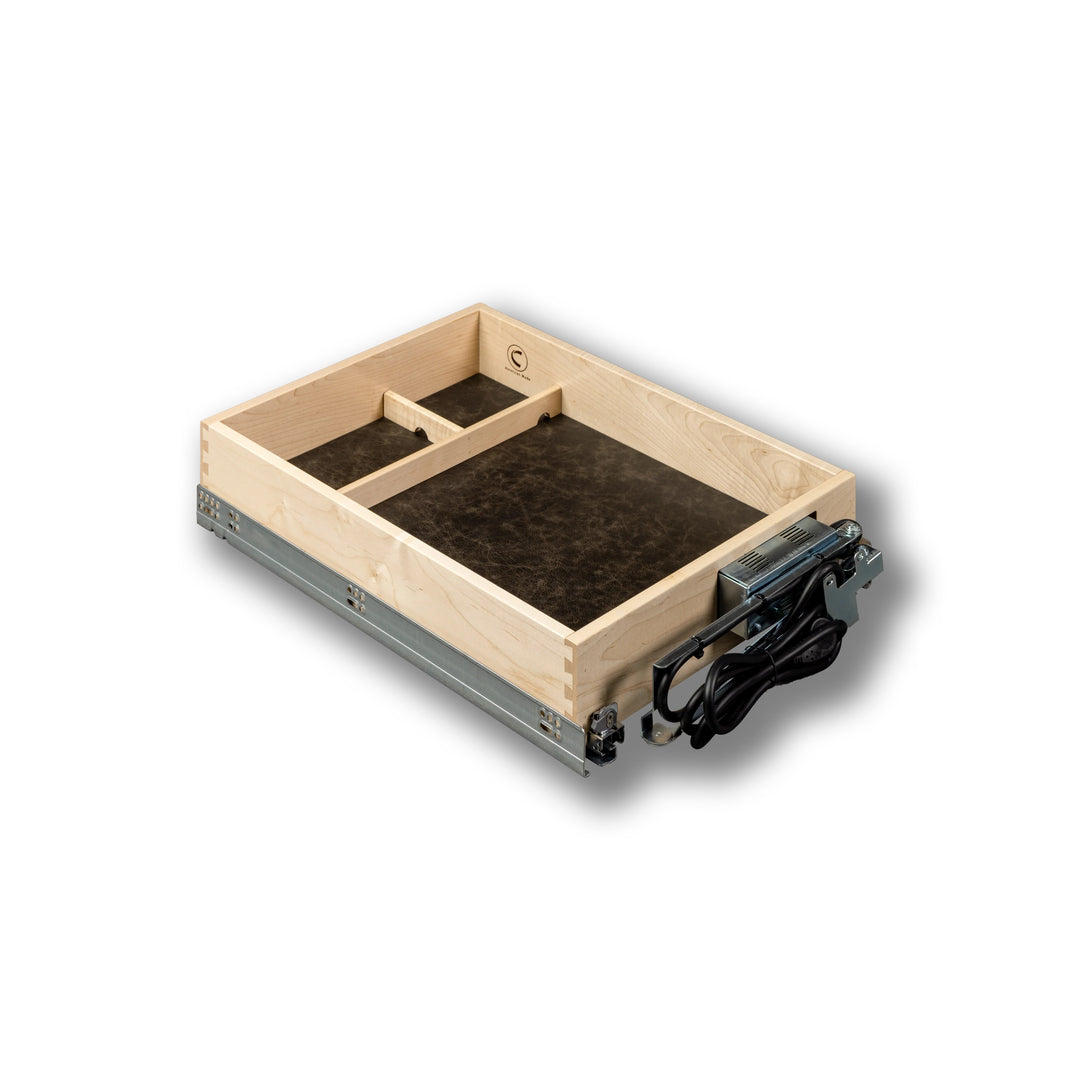 16 1/2" Frameless Galaxy Charging Drawer AC/USB-A, studio view 5