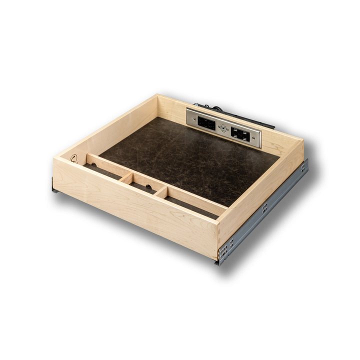 22 1/2" Frameless Galaxy Charging Drawer AC/USB-A/USB-C