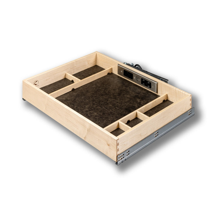 27" Face Frame Galaxy Charging Drawer AC/USB-A/USB-C