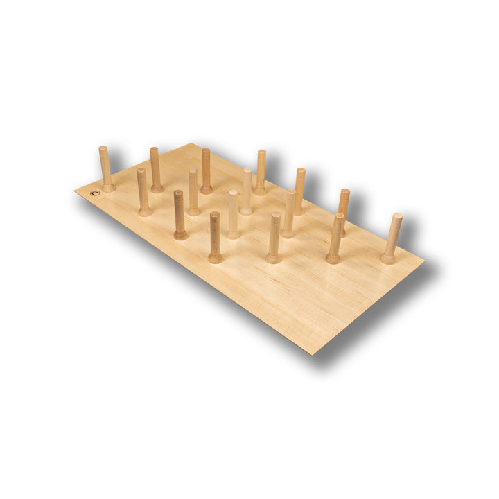 39" MagnaBase Deep Drawer Organizer - 16 Maple Pegs, studio view 3