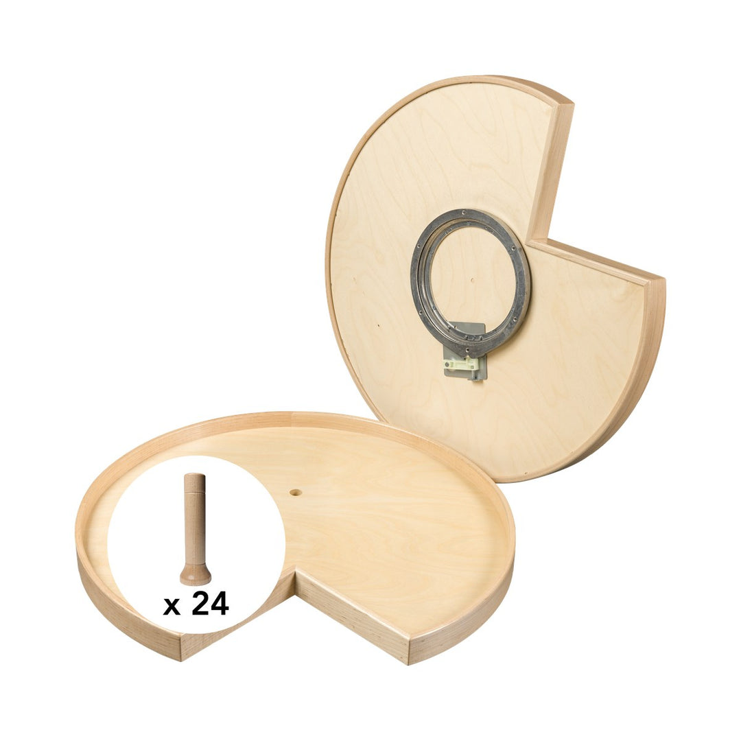 28" Magnum Series MagnaSusan Pie Cut - Hardware Included