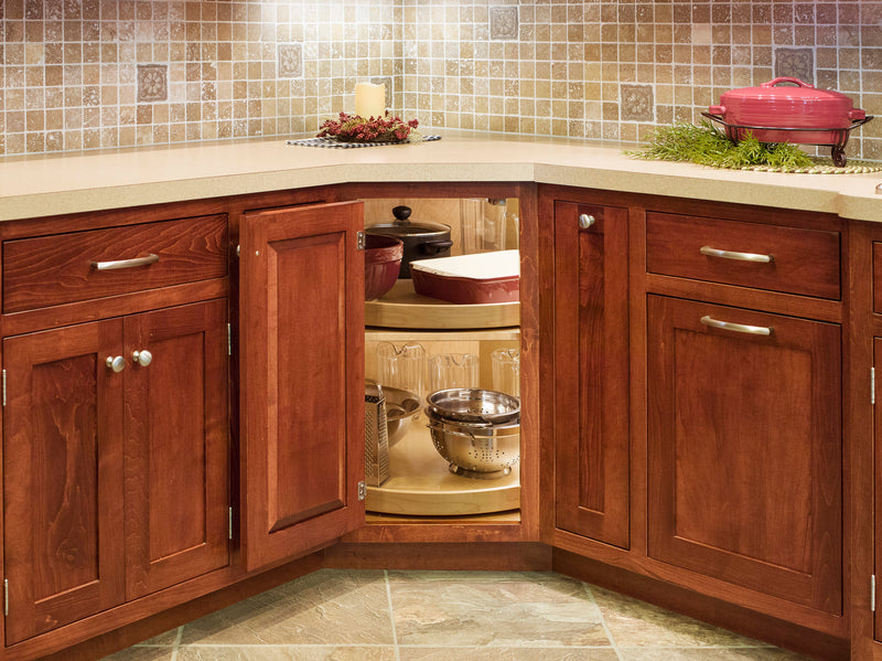 Century Components - Walnut Creek Signature Series Lazy Susan - Two 32" Full Round Shelves With Hardware - WCCSIGSHO32FRPF